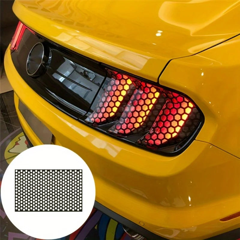 Car rear taillight sticker honeycomb Premium Quality Replacement Accessory