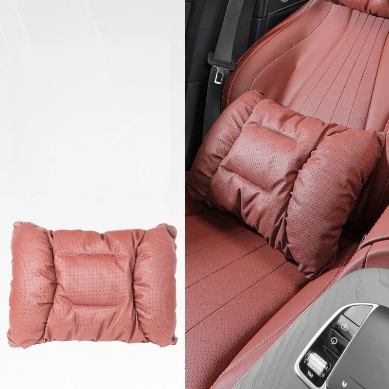Memory Leather Car Headrest Neck Premium Quality Replacement Accessory