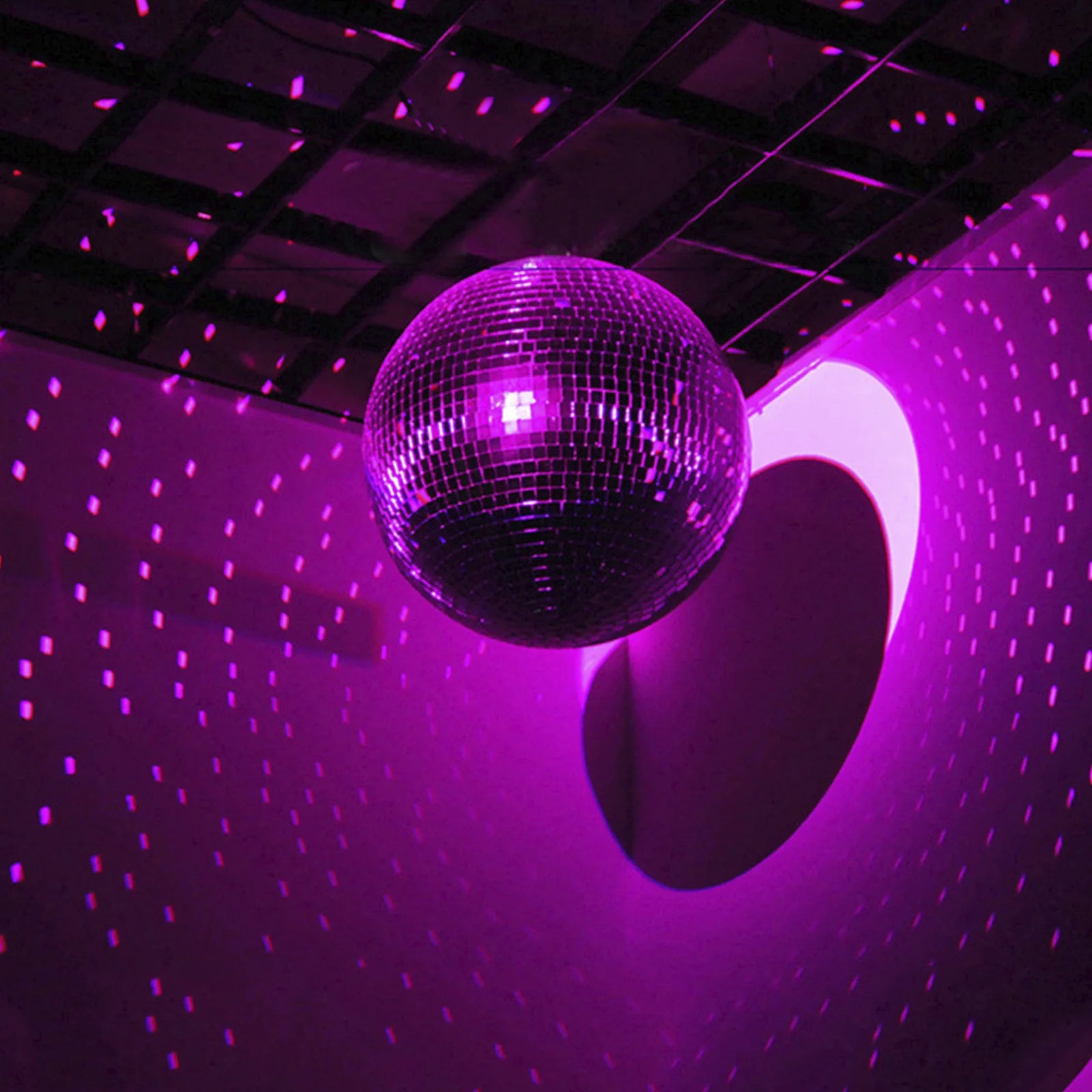 Disco Mirror Ball Party Shiny Ball Stage Light Rotating Glass Ball Retro Reflective KTV DJ Lights Home Festival Christmas Decor