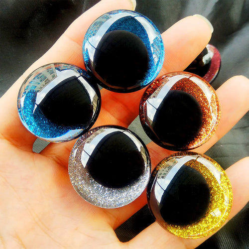 3D Glitter Eyes For Crochet Doll Making Safety Eyes Craft Supply