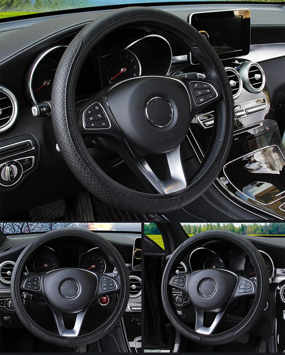 37-39CM Steering Wheel Cover Anti Steering Wheel Cover Anti-Slip Comfort