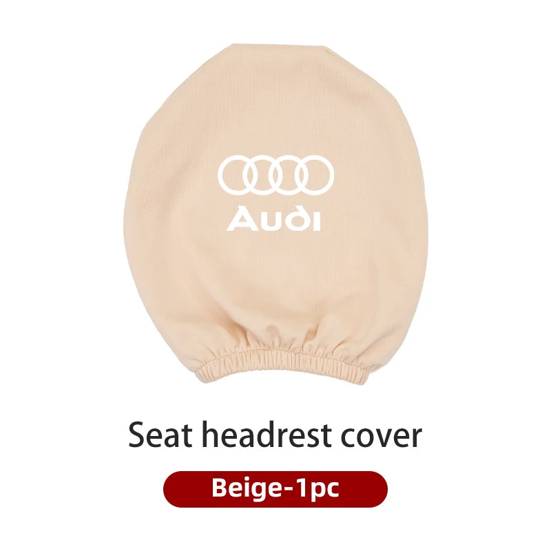 Car Headrest Cover for Audi Premium Quality Replacement Accessory