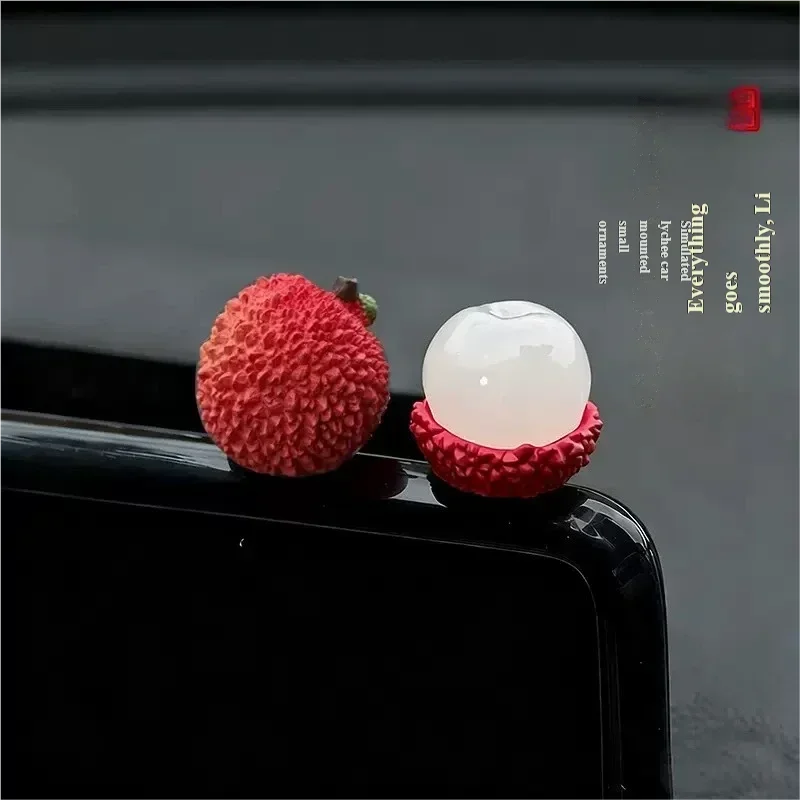 Cute Fruit-Shaped Car Dashboard Ornament, Car Dashboard Ornament Decoration
