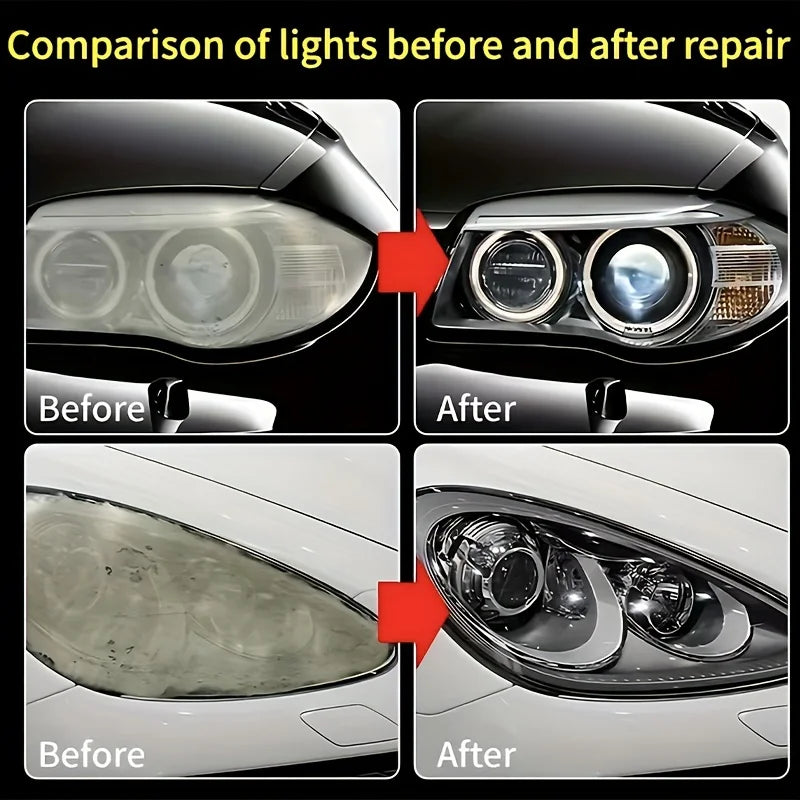 Car Headlight Restoration Polishing Kit Premium Quality Replacement Accessory