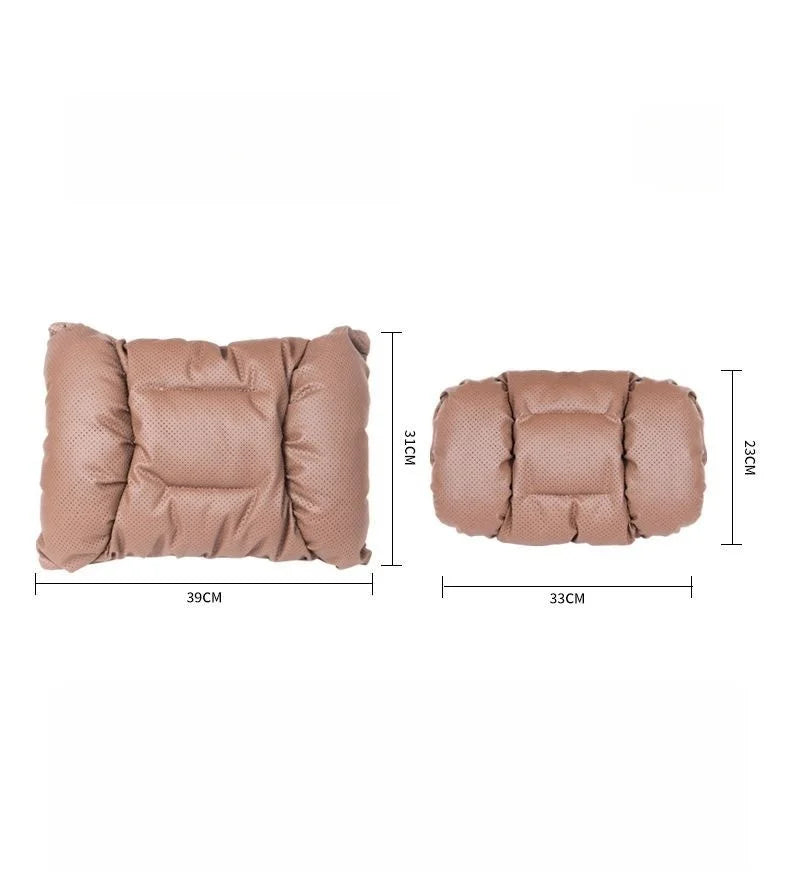 Memory Leather Car Headrest Neck Premium Quality Replacement Accessory