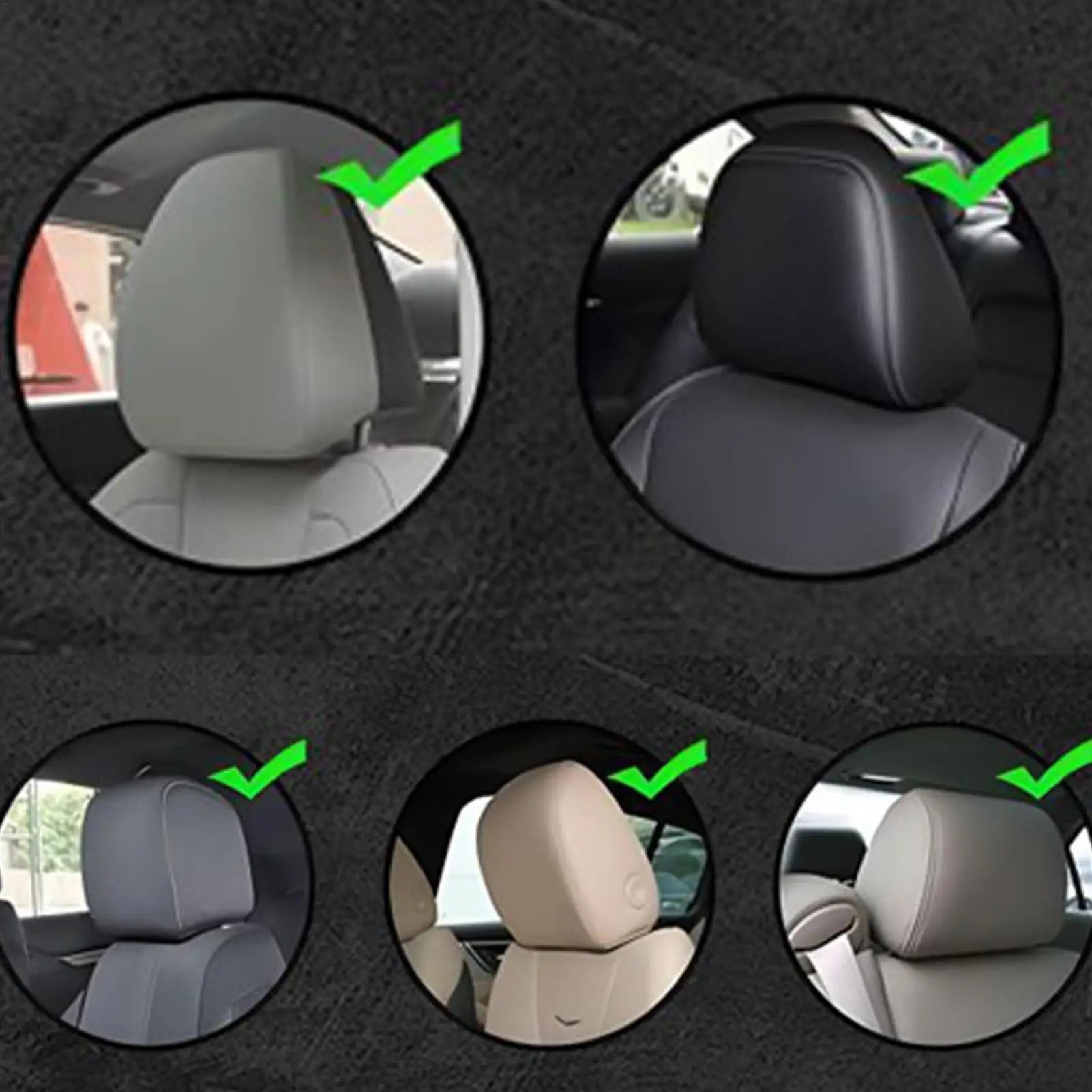 Car Headrest Cover Funny Auto Premium Quality Replacement Accessory
