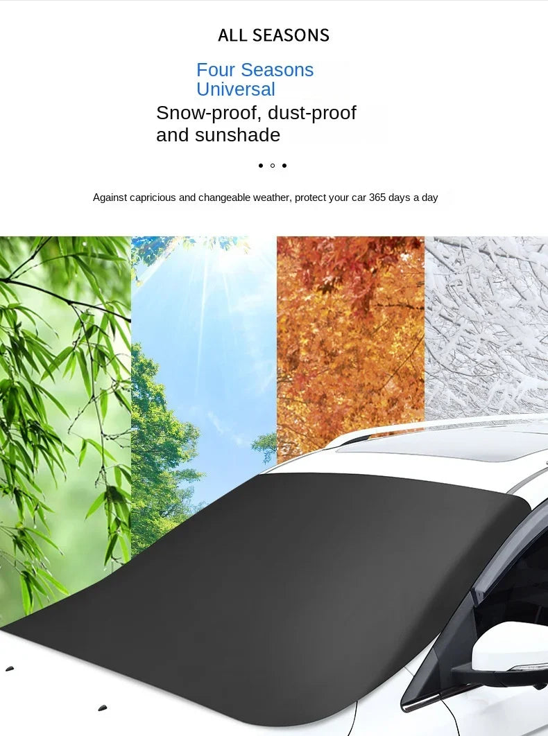 Car Magnetic Snow Shield Winter Car Sun Shade UV Protector