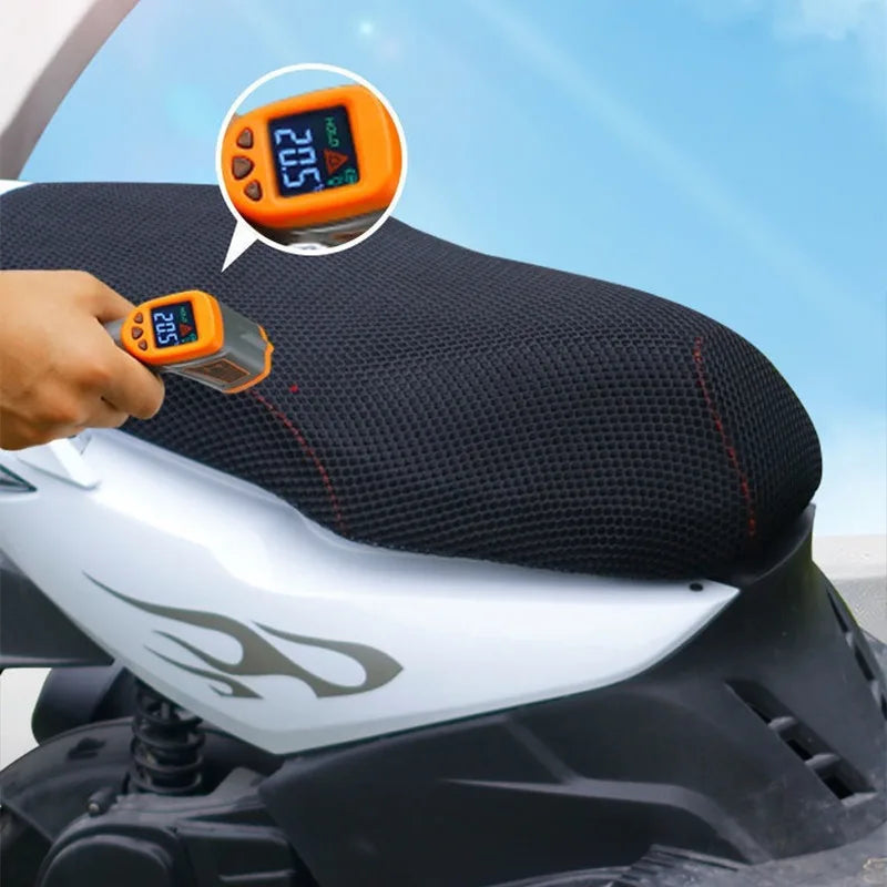 Motorcycle Seat Cover 3D Mesh Premium Quality Replacement Accessory