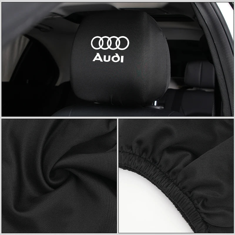 Car Headrest Cover for Audi Premium Quality Replacement Accessory