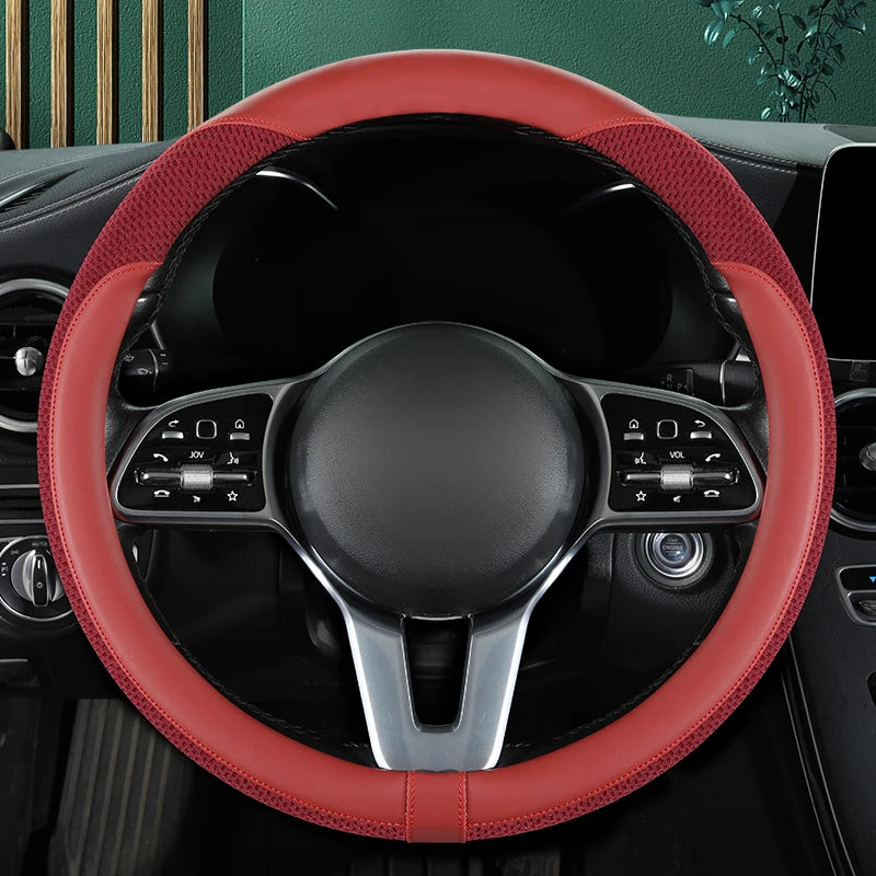Car Steering Wheel Cover Premium Steering Wheel Cover Anti-Slip Comfort