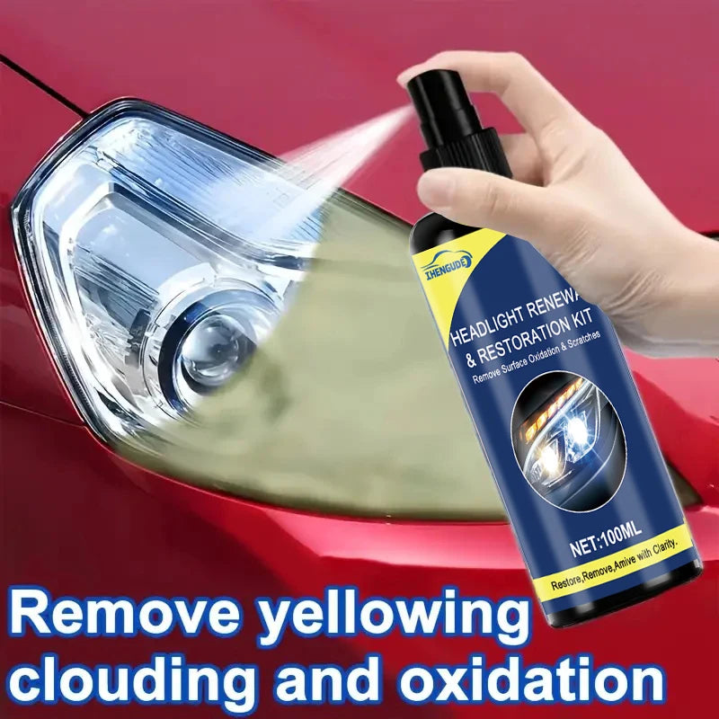 100ml Ceramic Headlight Restoration Spray Premium Quality Replacement Accessory