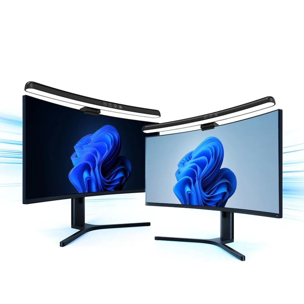 USB Stepless Dimming Screen Hanging LED Computer Monitor Light Bar Desk Lamp