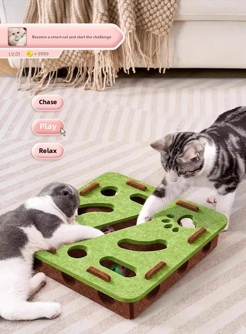 Cat Puzzle Toy Felt Box Premium Quality Replacement Accessory