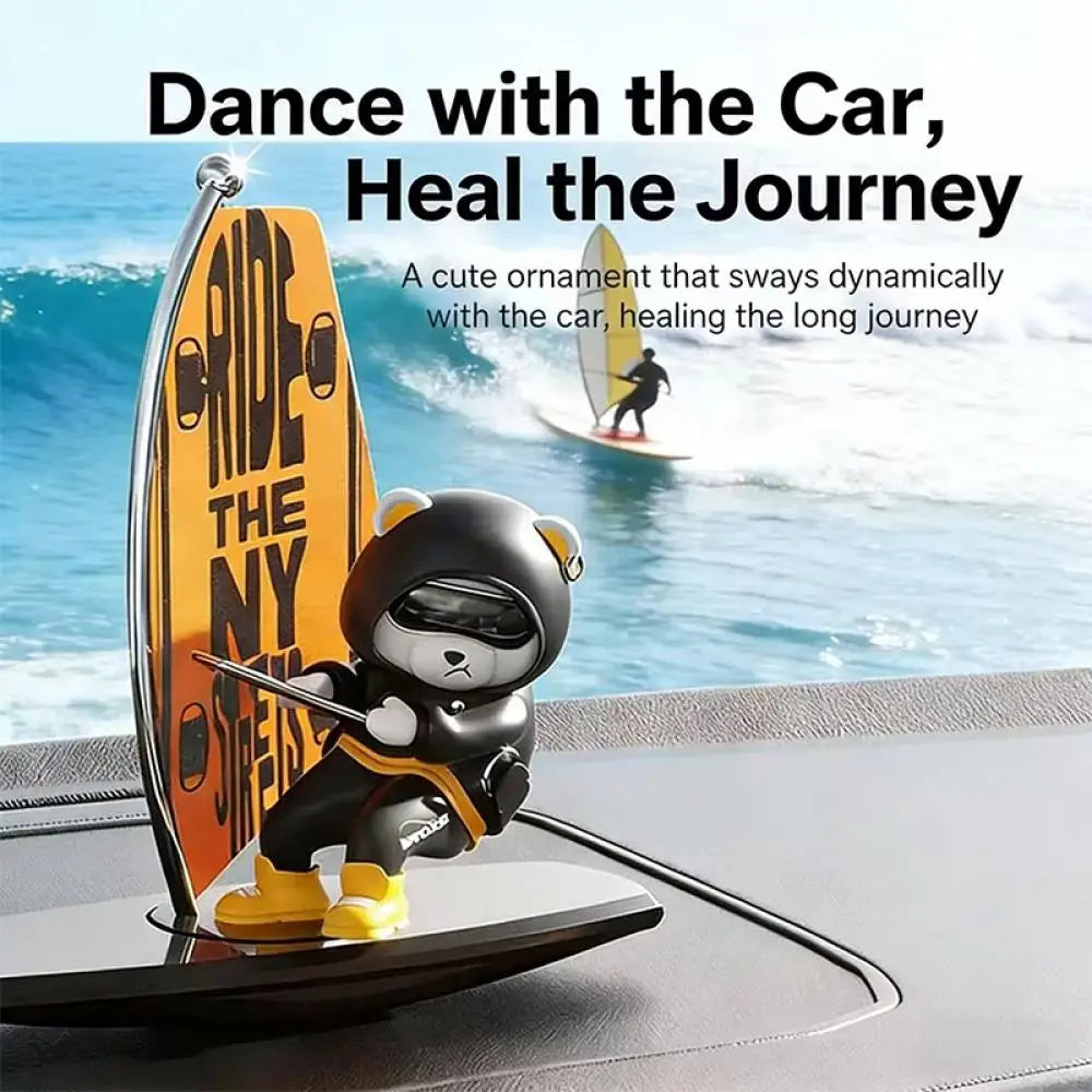 Car Dashboard Ornament Automatic Swing Car Dashboard Ornament Decoration