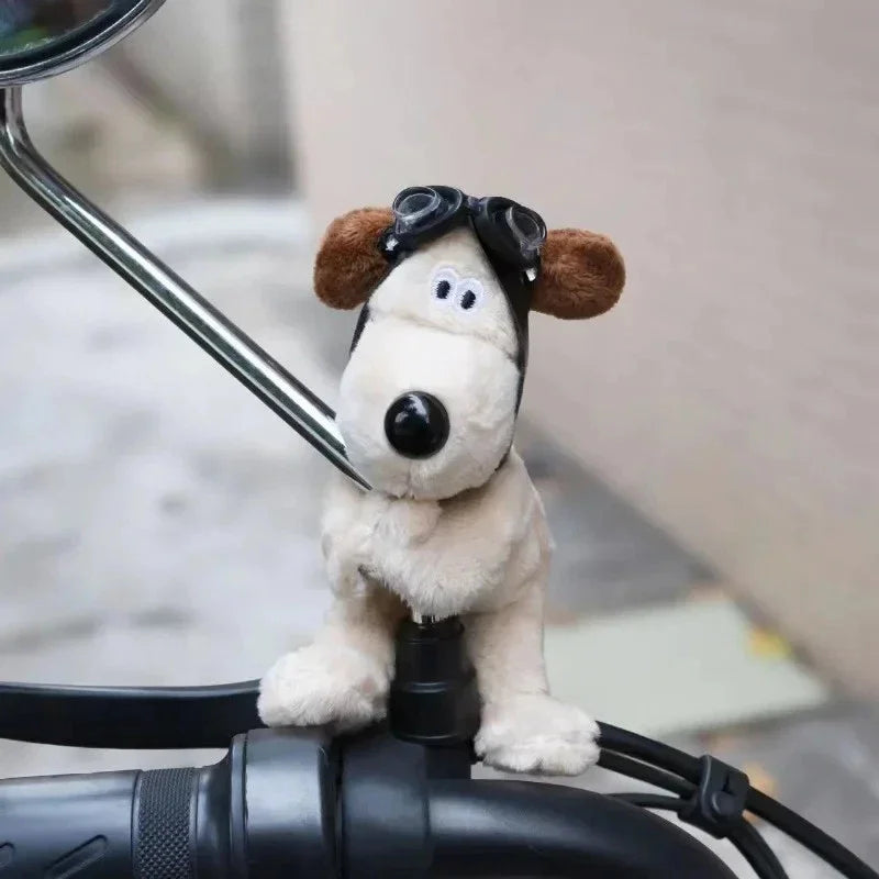 Cute Plush Puppy Car Turn Car Dashboard Ornament Decoration