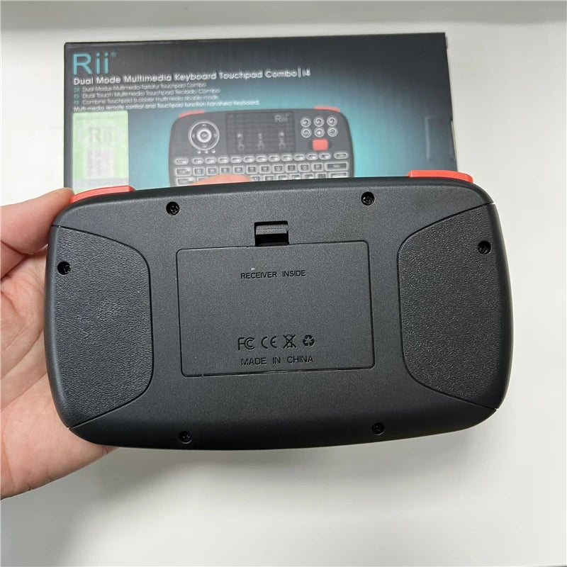 Wireless Keyboard With Touchpad Rii i4 Mini BT 2.4GHz Backlit Mouse Remote Control For Windows Android Smart TV