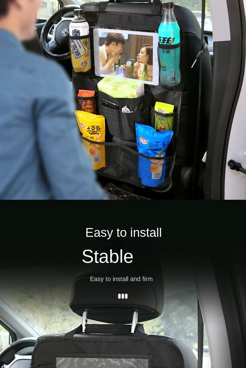 Car Backseat Organizer with Touch Premium Quality Replacement Accessory