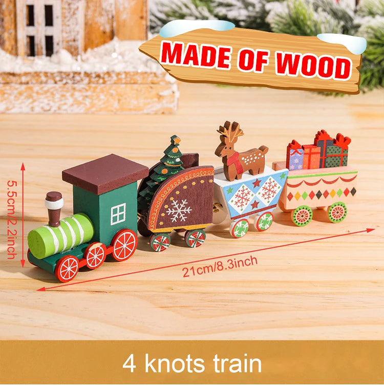 Christmas Train Merry Christmas Decorations For Home Ornament Xmas Navidad Noel Gifts Happy New Year 2026 Gifts