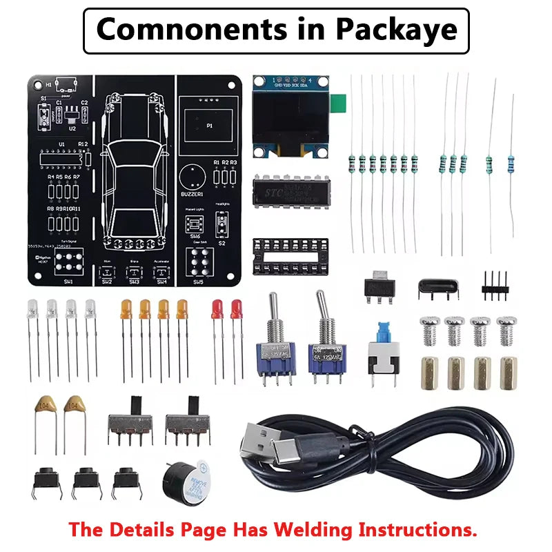DIY Car Driving Simulation Soldering Premium Quality Replacement Accessory
