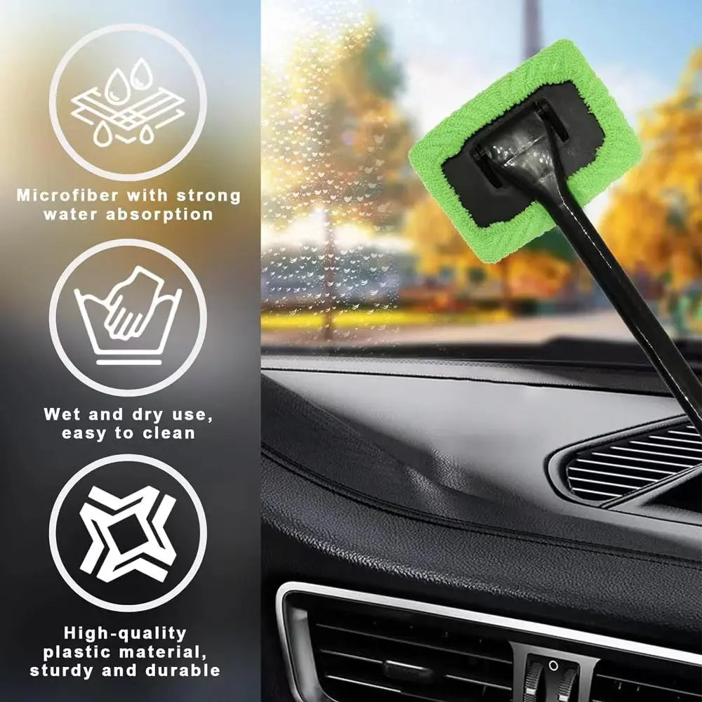 Car Window Cleaner Brush Kit Premium Quality Replacement Accessory