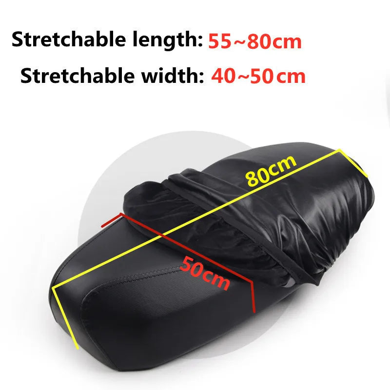 Motorcycle Seat Cover Elastic PU Premium Quality Replacement Accessory