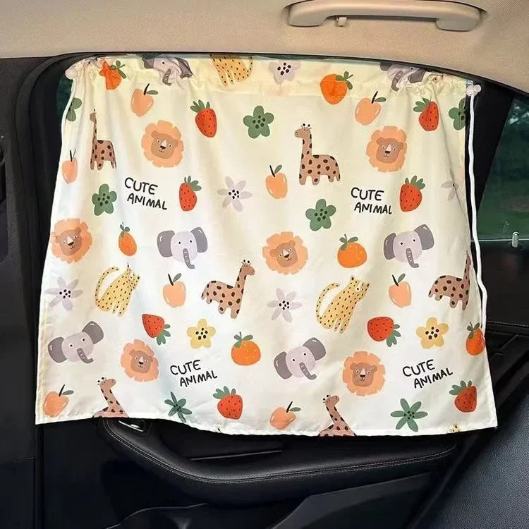 Suction Cup Curtain Shade Car Car Sun Shade UV Protector