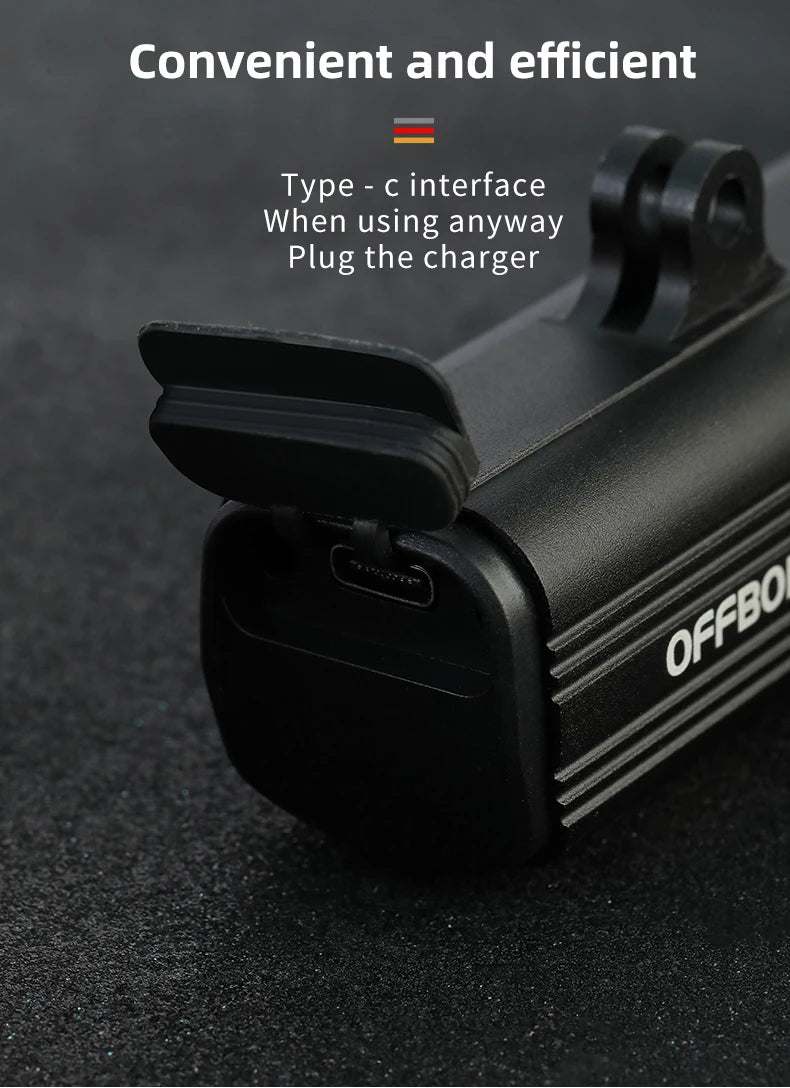 OFFBONDAGE Bike Front Light Rainproof Premium Quality Replacement Accessory