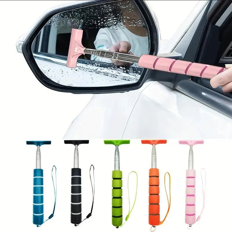 Car Rearview Mirror Wiper Telescopic Premium Quality Replacement Accessory