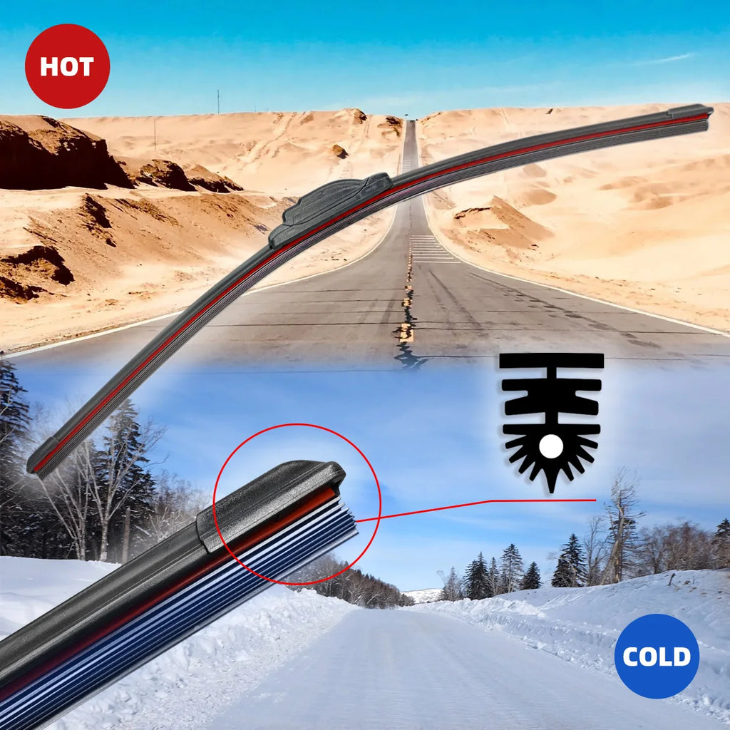 Car Front Windshield Wiper Blade Premium Quality Replacement Accessory