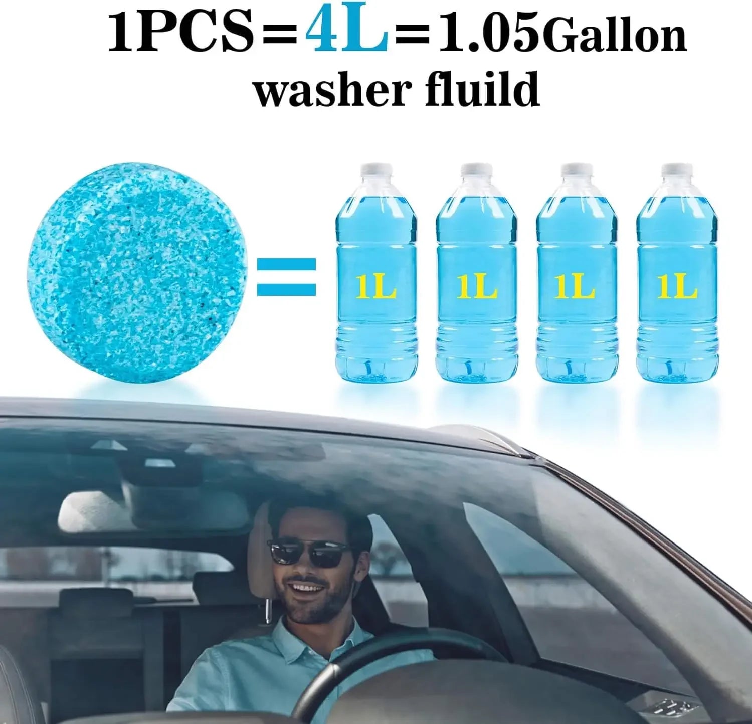 Car Windshield Washer Fluid Concentrated Premium Quality Replacement Accessory