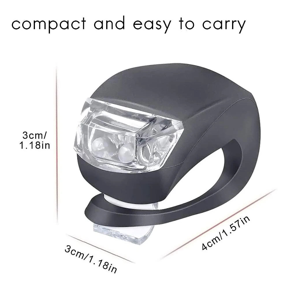 2-10pcs LED Silicone Bicycle Front Premium Quality Replacement Accessory