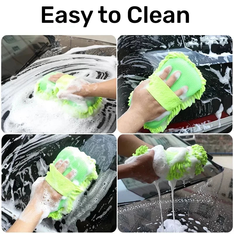 Microfiber Car Wash Sponge Cleaning Premium Quality Replacement Accessory
