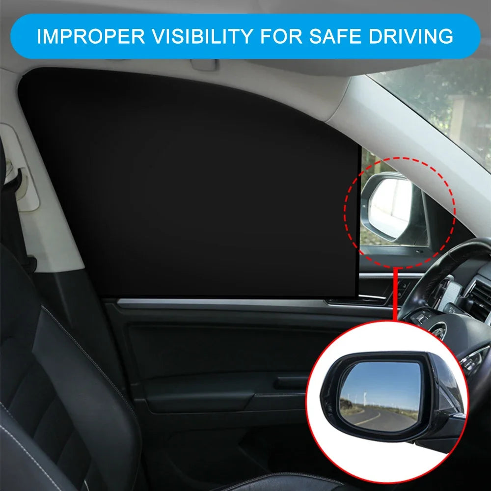 Magnetic Car Sunshade UV Protection Car Sun Shade UV Protector