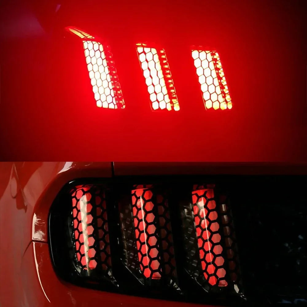 Car Honeycomb Stickers Stylish Tail Premium Quality Replacement Accessory