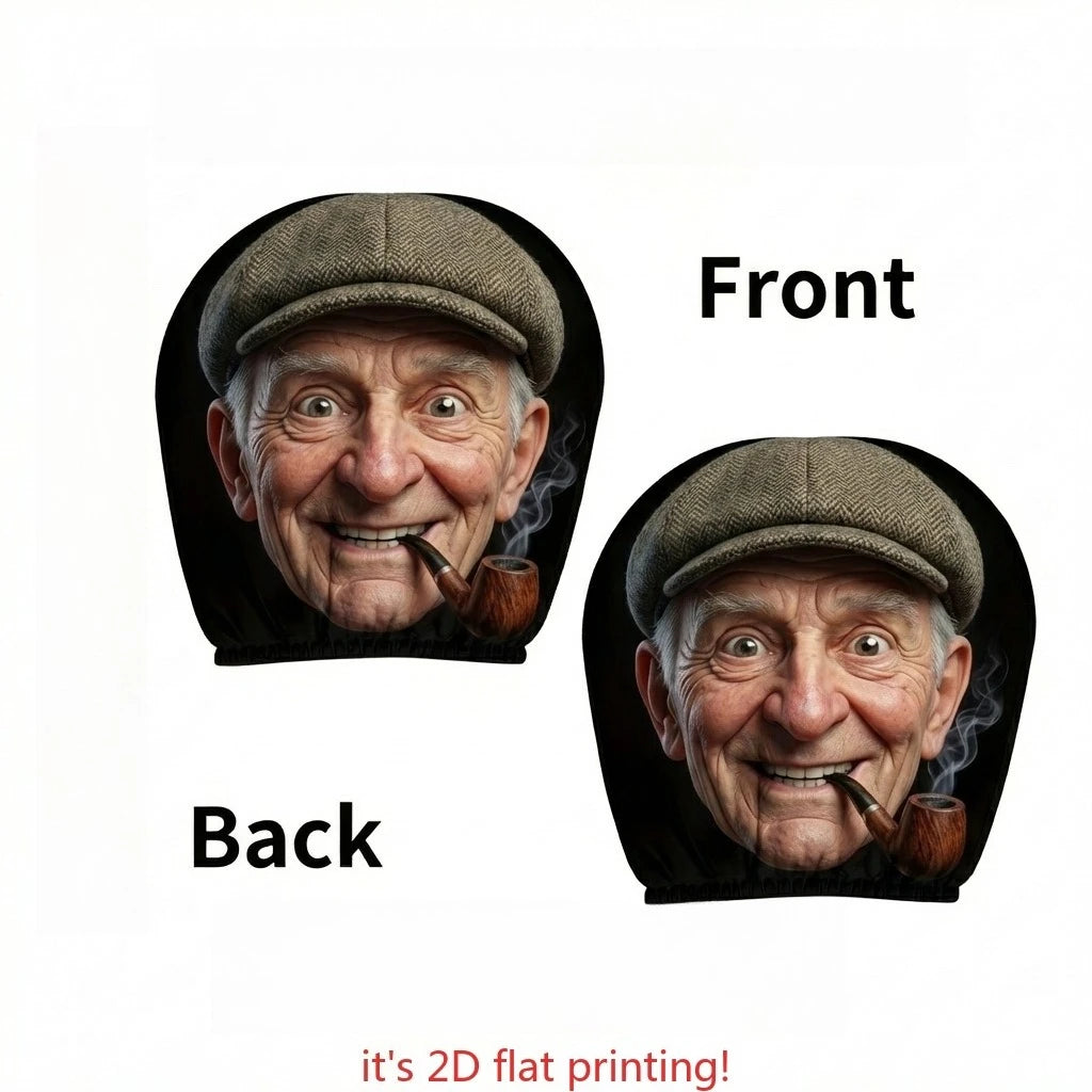 Headrest Covers Featuring a Humorous Premium Quality Replacement Accessory