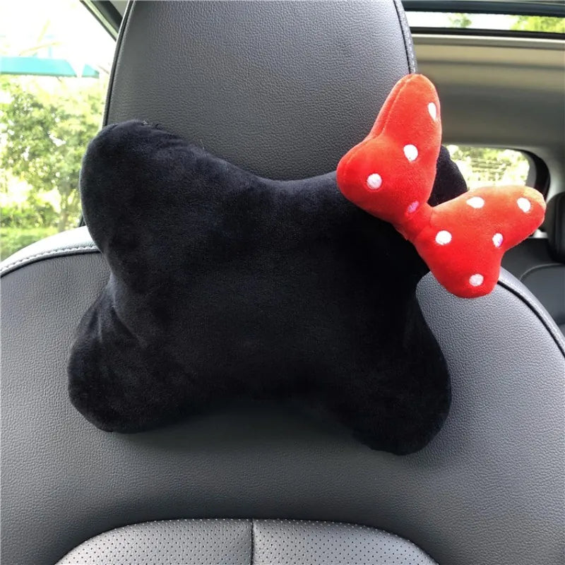 Bestseller Cute Bowknot Car Headrest Premium Quality Replacement Accessory