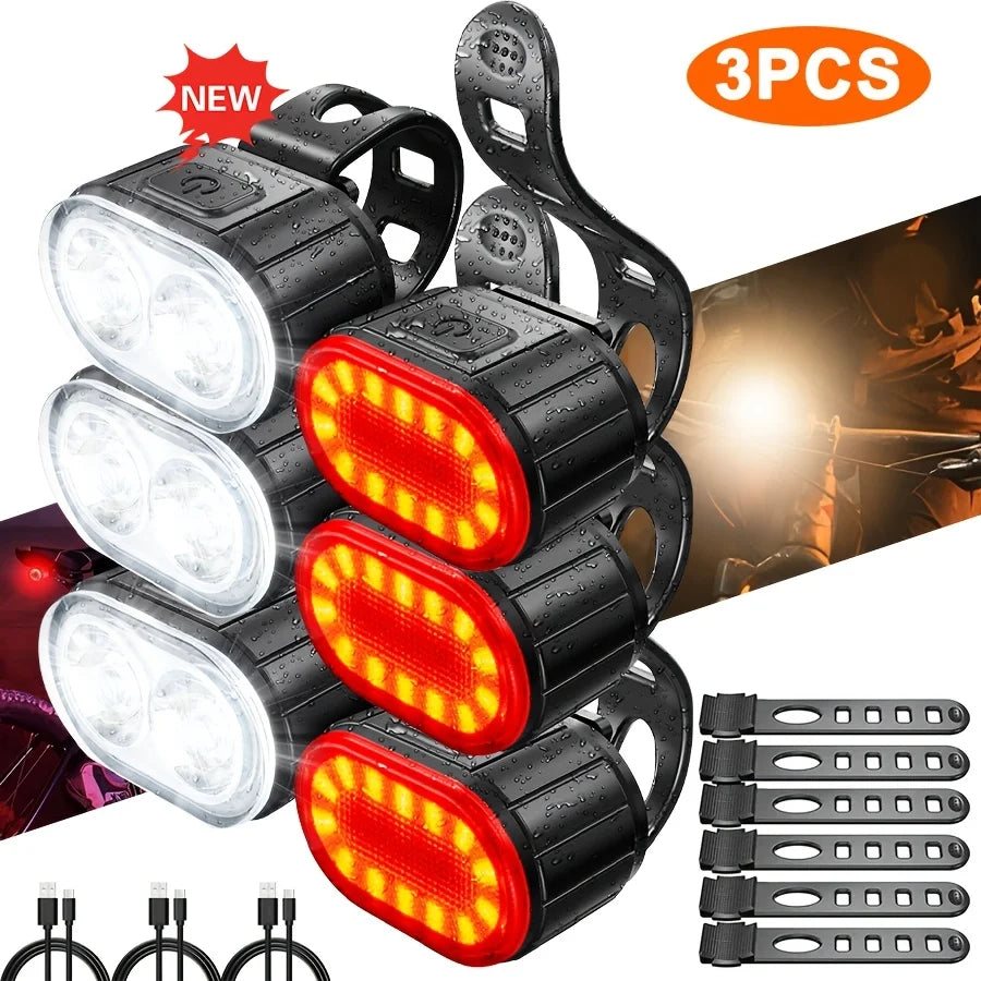 Cycling Bicycle Front Rear Light Premium Quality Replacement Accessory