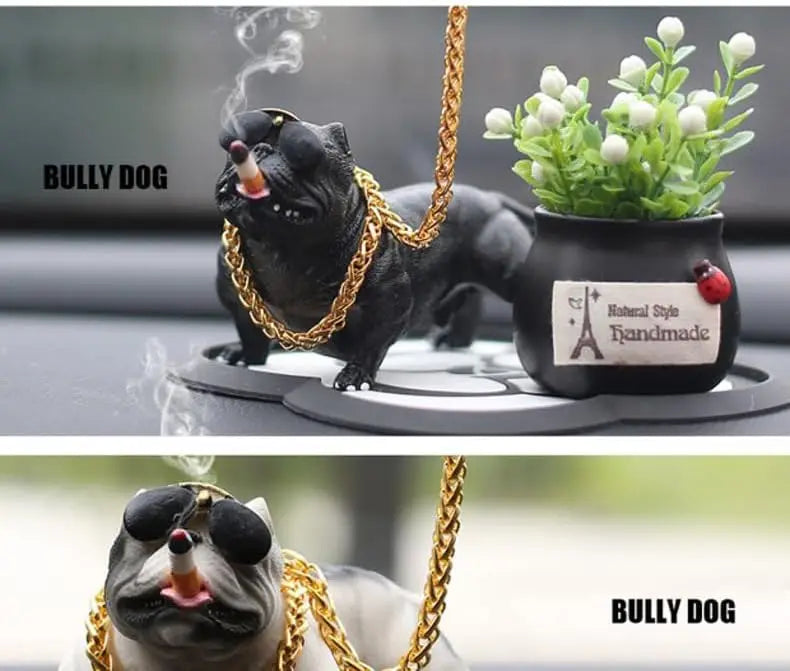 Car Bulldog Ornament Personality High Car Dashboard Ornament Decoration