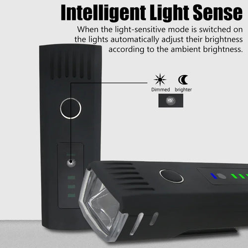 1000LM Bicycle Front Light Bright Premium Quality Replacement Accessory