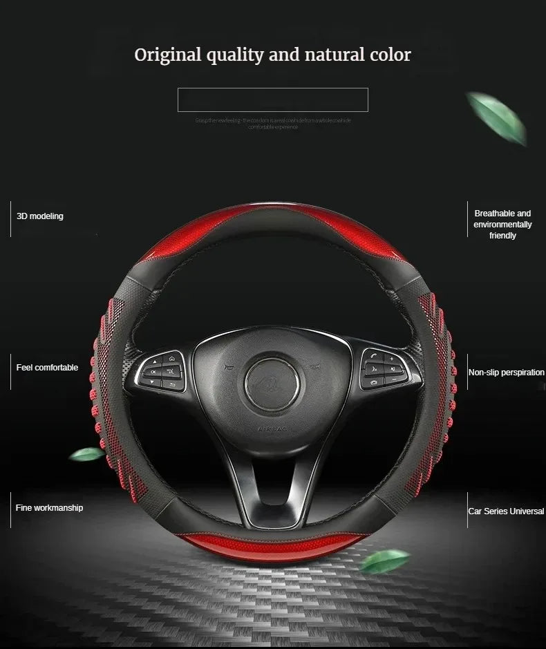 Three-dimensional Honeycomb Steering Wheel Cover Steering Wheel Cover Anti-Slip Comfort