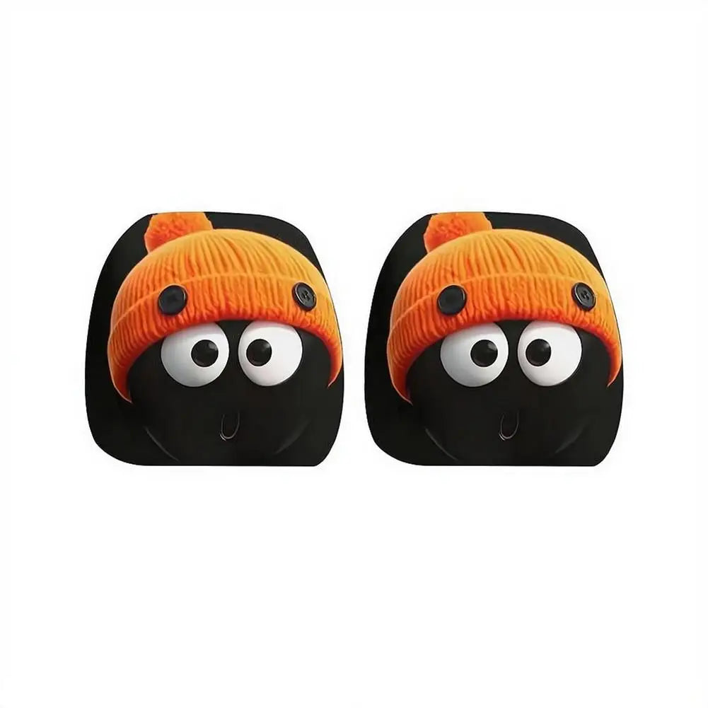 Funny Car Headrest Cover Elastic Premium Quality Replacement Accessory