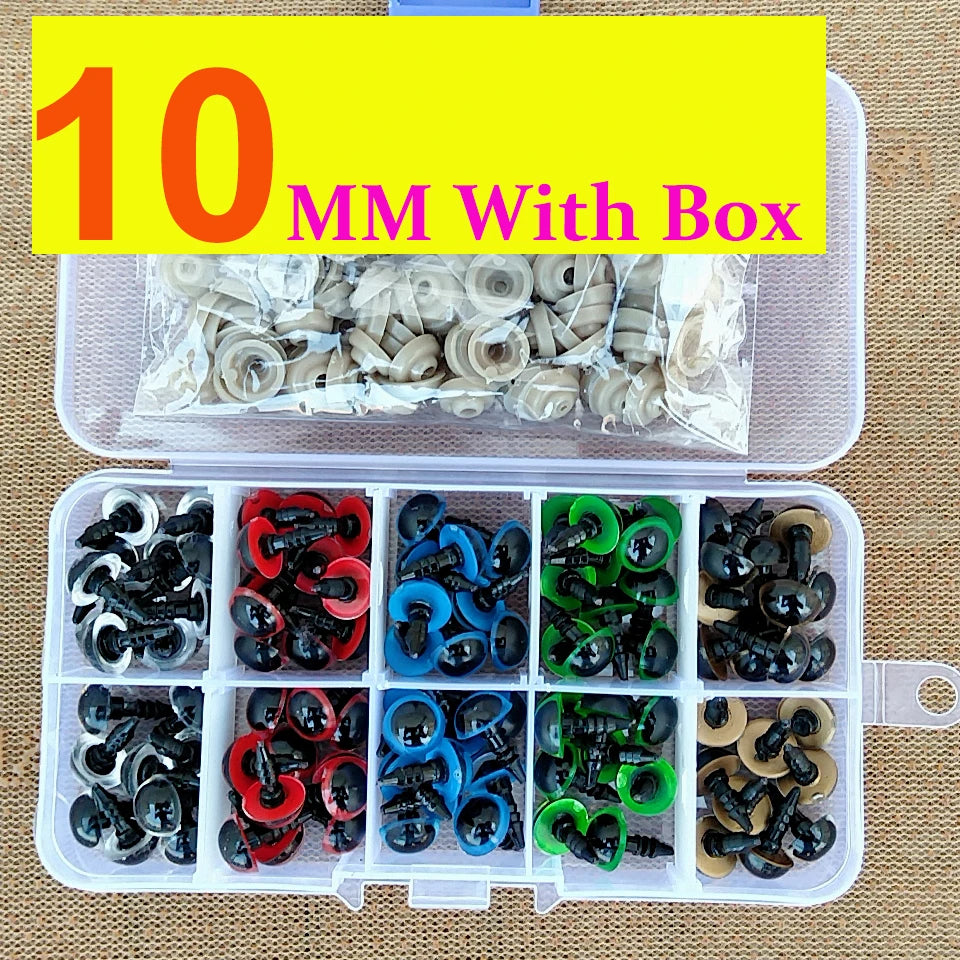 5 Colors Plastic Doll Safety Doll Making Safety Eyes Craft Supply