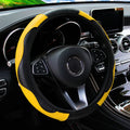 Steering Wheel Cover Carbon Fiber Steering Wheel Cover Anti-Slip Comfort