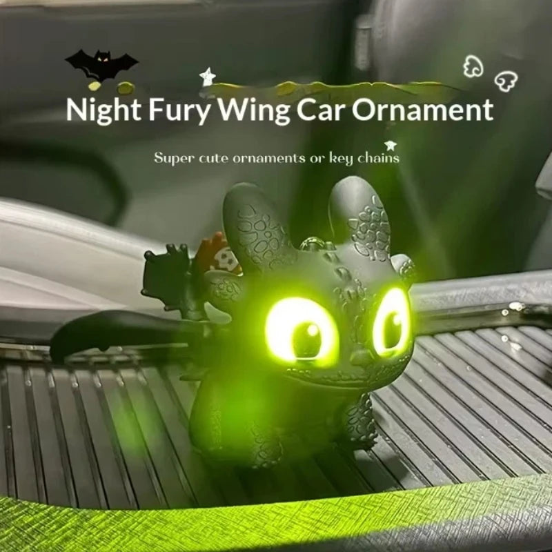 Genuine Cute Glowing Toothless Car Car Dashboard Ornament Decoration
