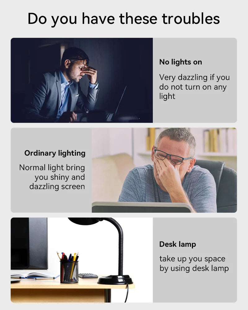 Led Monitor Light Bar Computer LED Computer Monitor Light Bar Desk Lamp