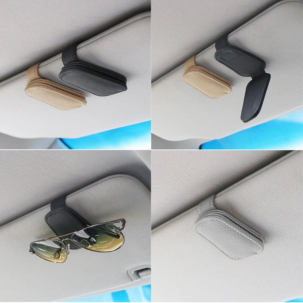 Universal Car Sunglasses Clip Card Car Sun Shade UV Protector