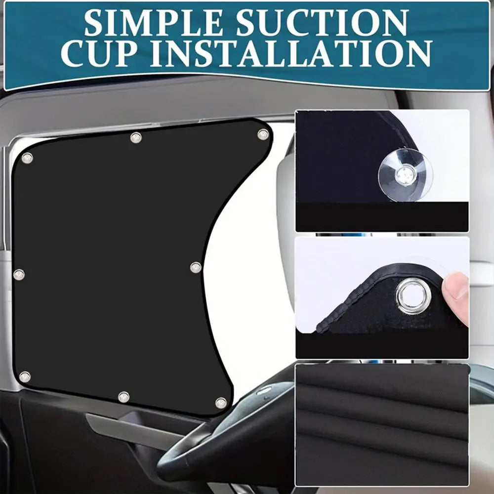 Semi Window Shade Side Sun Car Sun Shade UV Protector