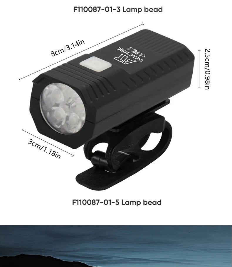 Bike Light Set Front with Premium Quality Replacement Accessory