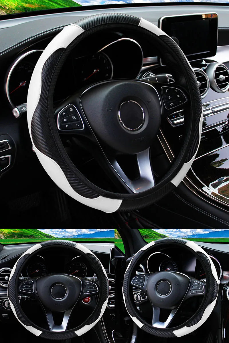 Car Steering Wheel Cover Breathable Steering Wheel Cover Anti-Slip Comfort