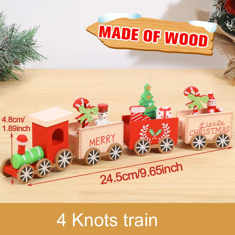 Christmas Train Merry Christmas Decorations For Home Ornament Xmas Navidad Noel Gifts Happy New Year 2026 Gifts